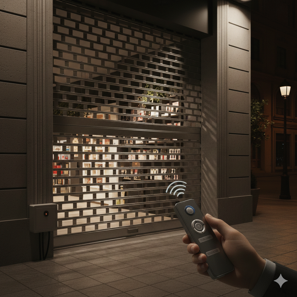Puertas automáticas con control remoto en Barcelona